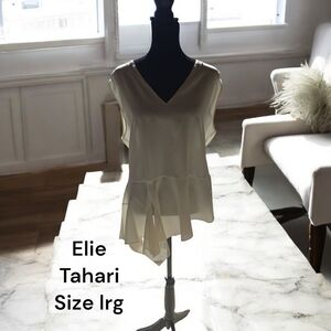 Chic Elie Tahari Blouse - Size Large